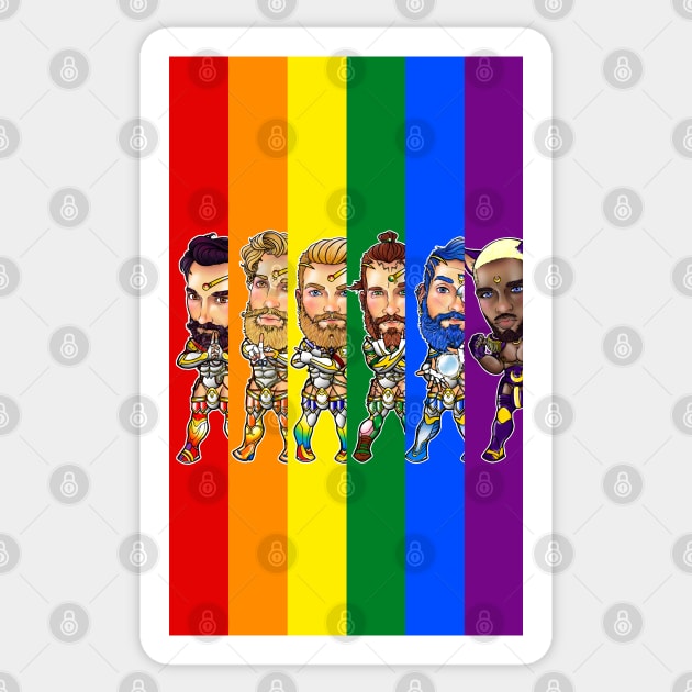 Chibi Flag Pride Sticker by liloarpen